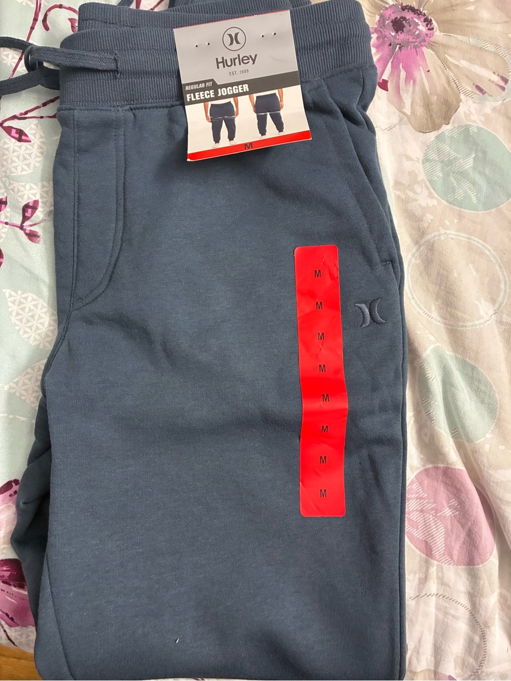 Hurley Kids Slate Blue Fleece Joggers
